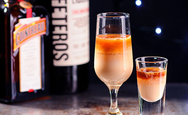 B-52 Cocktail Recipe in glass - Loss Cafeteros Coffee Liqueur