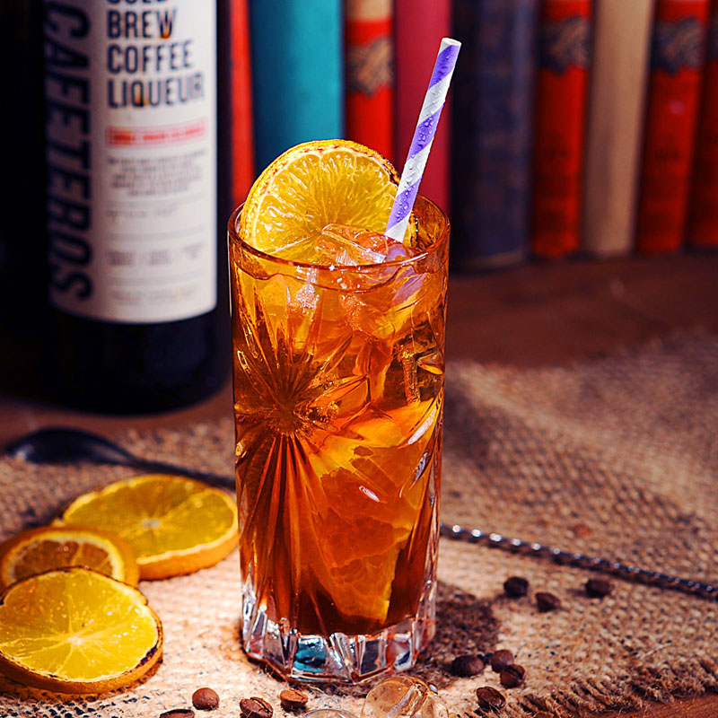 Cafe Lorange cocktail recipe in glass