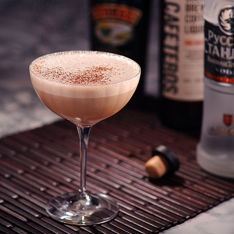Chocolate Espresso Martini Cocktail Recipe, complete in glass