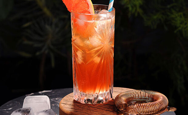 The Paloma Negra Cocktail Recipe in Glass - Fresh !